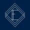 dark navy diamond edge tech computer logo